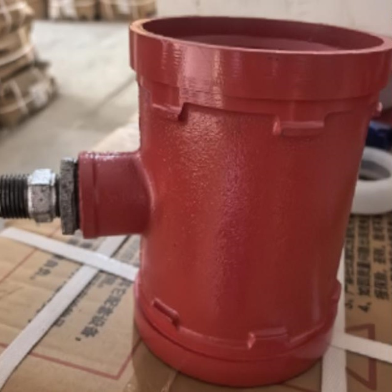 庆佳凯 DN100mm外丝DN40mm 沟槽异径外丝三通 （单位：个）