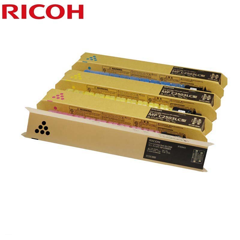 理光（Ricoh） C2500型+C2503LC型 墨粉盒套装 4支/套 （单位：套） 适用机型IM C2000/IM C2500 黑色+三色