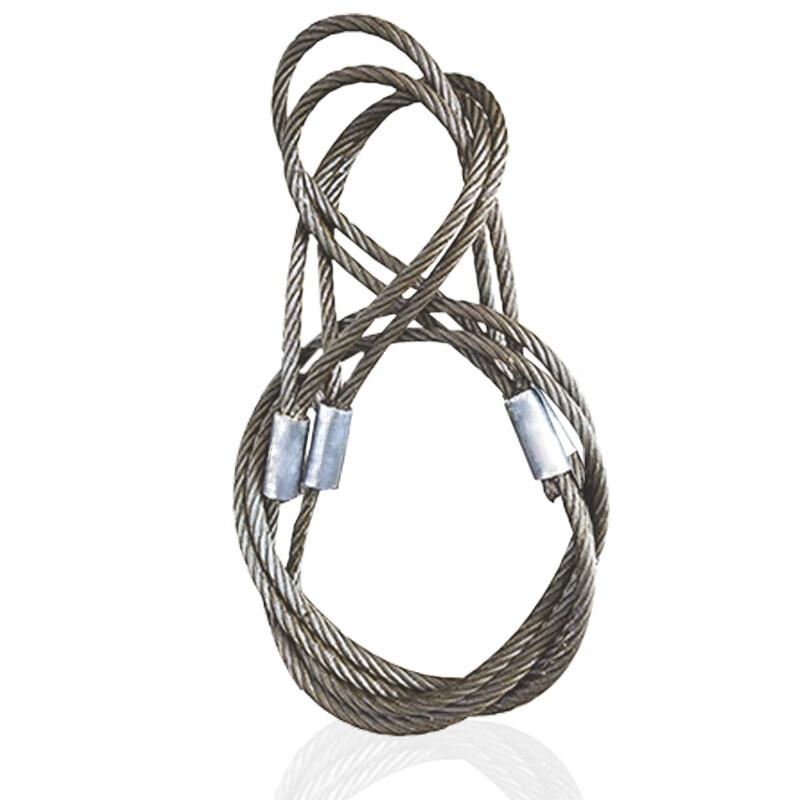 黔三元 铝合金压制 带扣钢丝绳 套环 6*37+1 FC φ15*3米 （单位：根） 5根起订