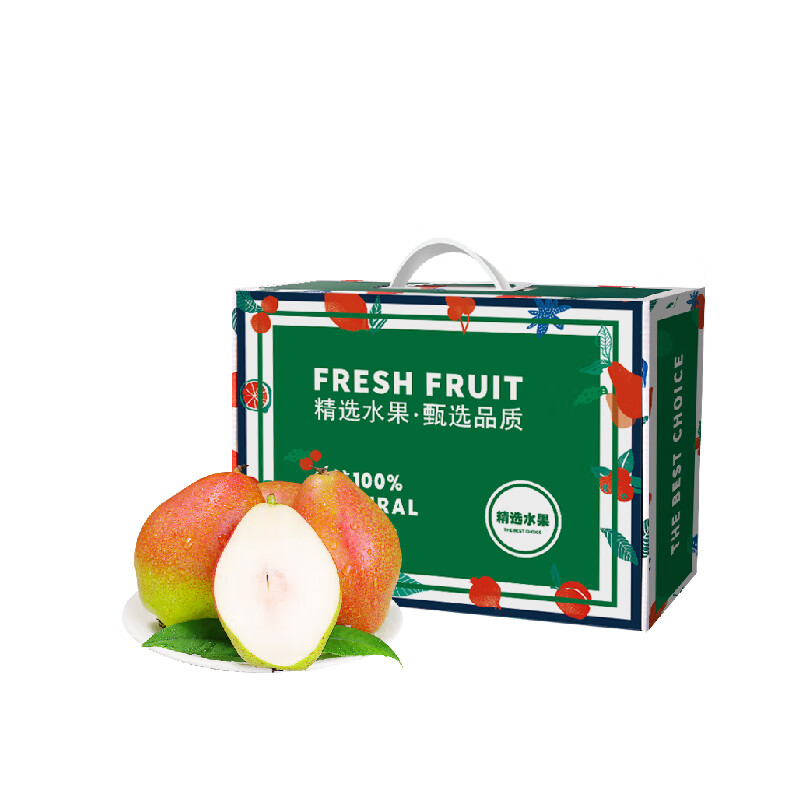 嗨果粒 优选 红香酥梨 4斤 （单位：盒）