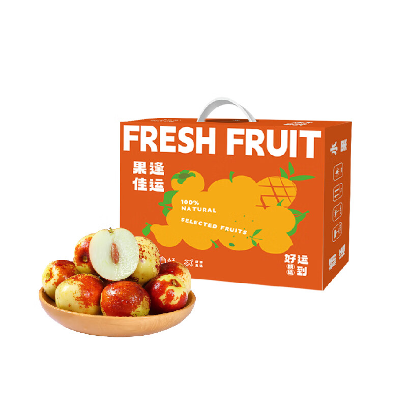 嗨果粒 精选 冬枣 4斤 （单位：盒）