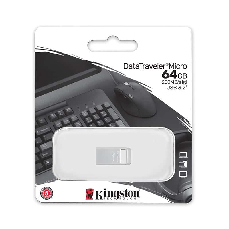 金士顿（Kingston） DTMC3G2 USB3.2 Gen1 U盘 64GB （单位：个） 银色