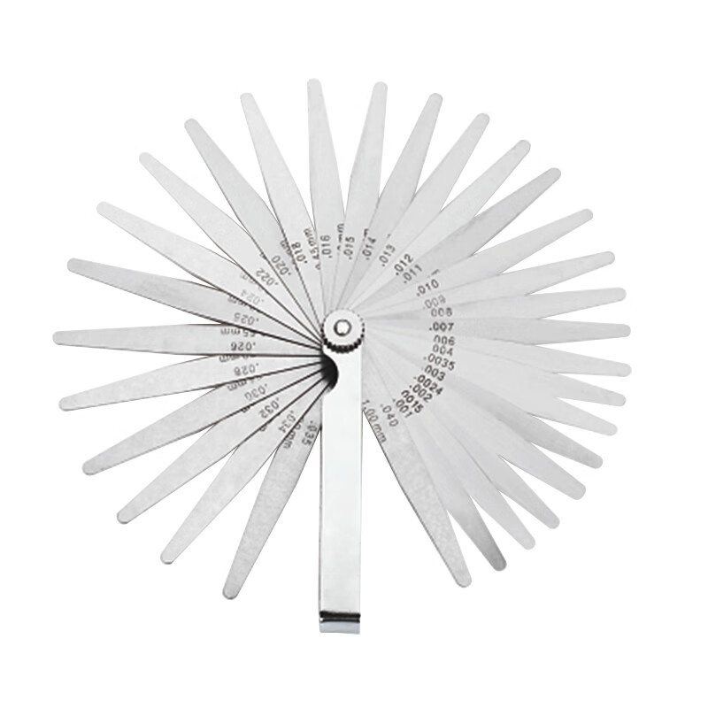 长城精工 428007 公制塞尺 0.04～1.00mm 25片 （单位：把）