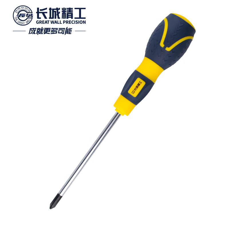 长城精工 270366 橡塑柄鱼雷型螺丝批 #2*6*150mm 6" 十字 （单位：把）
