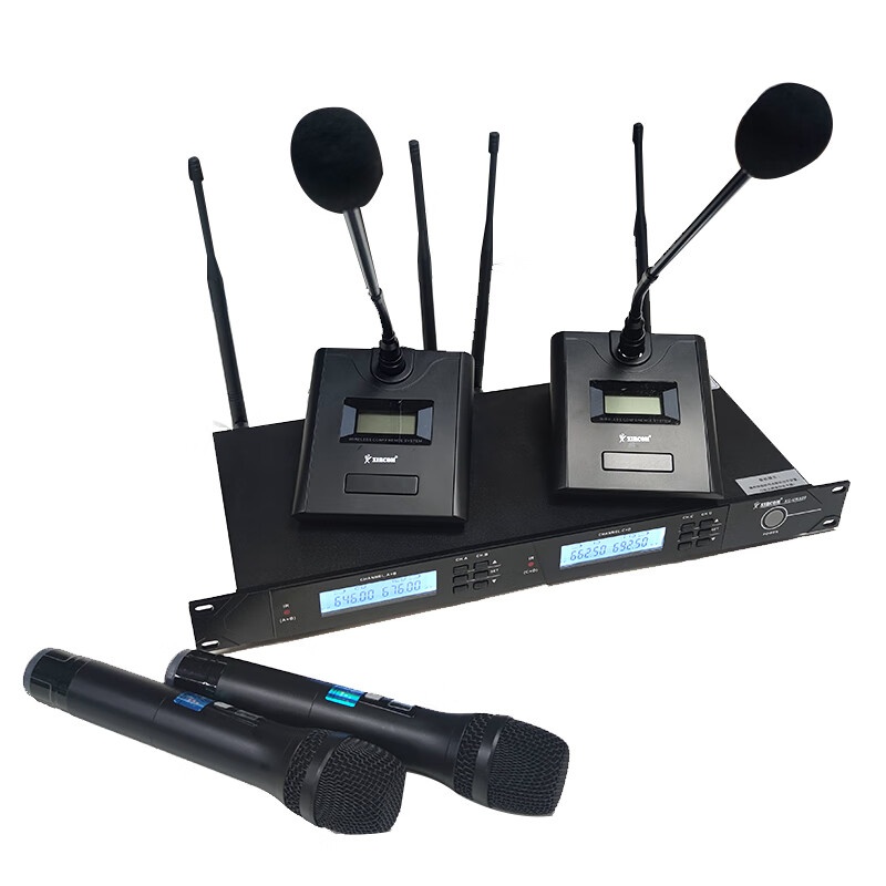 捷讯（XIRCOM） XC-UK420 无线话筒 U段一拖四 （单位：套） 黑色