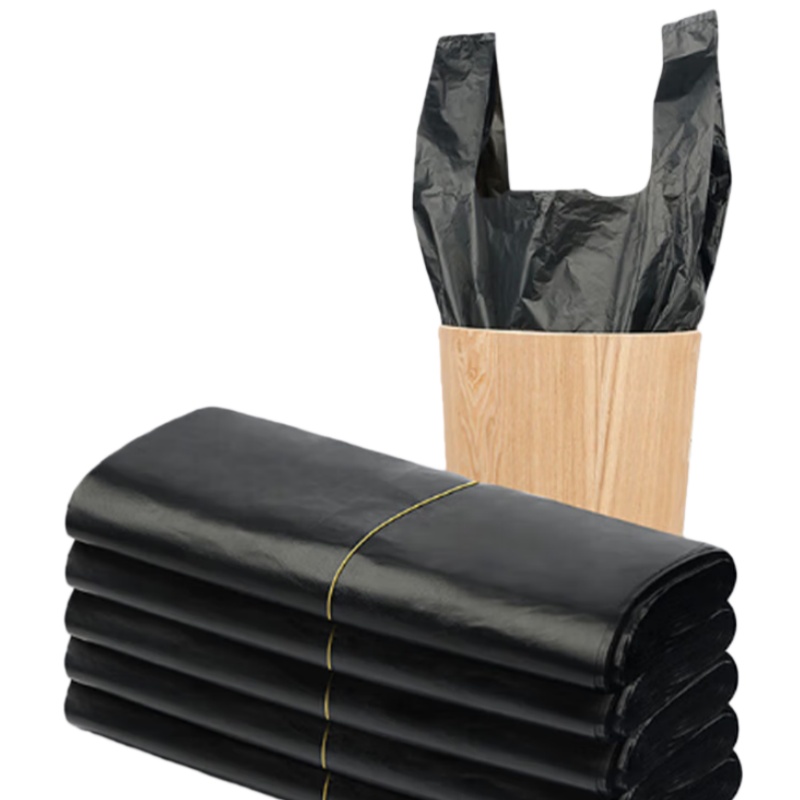 京喜 背心式 垃圾袋 52*32cm/个 50个/把 （单位：把） 黑色