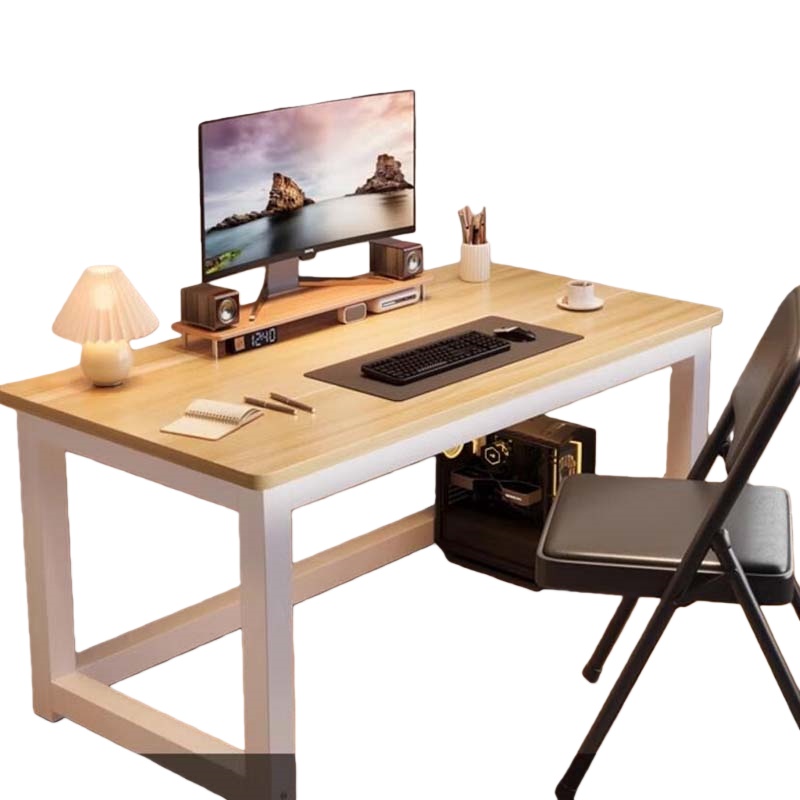 超&middot;奈（CHAONAI） 白架 台式电脑桌 120*50*75cm 15mm厚 （单位：套） 浅胡桃