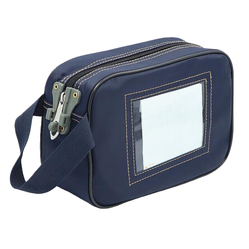 山头林村 小号C型锁 银行印章包 25*18*9cm （单位：个） 颜色随机