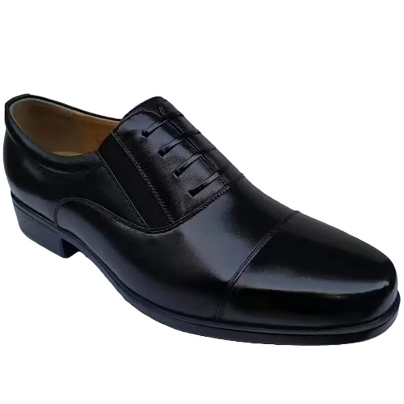 鹂芷 经警 单皮鞋 警用皮鞋 头层牛皮 网纱内里 亚麻内底 橡胶鞋底 （单位：双） 30双起订 黑色