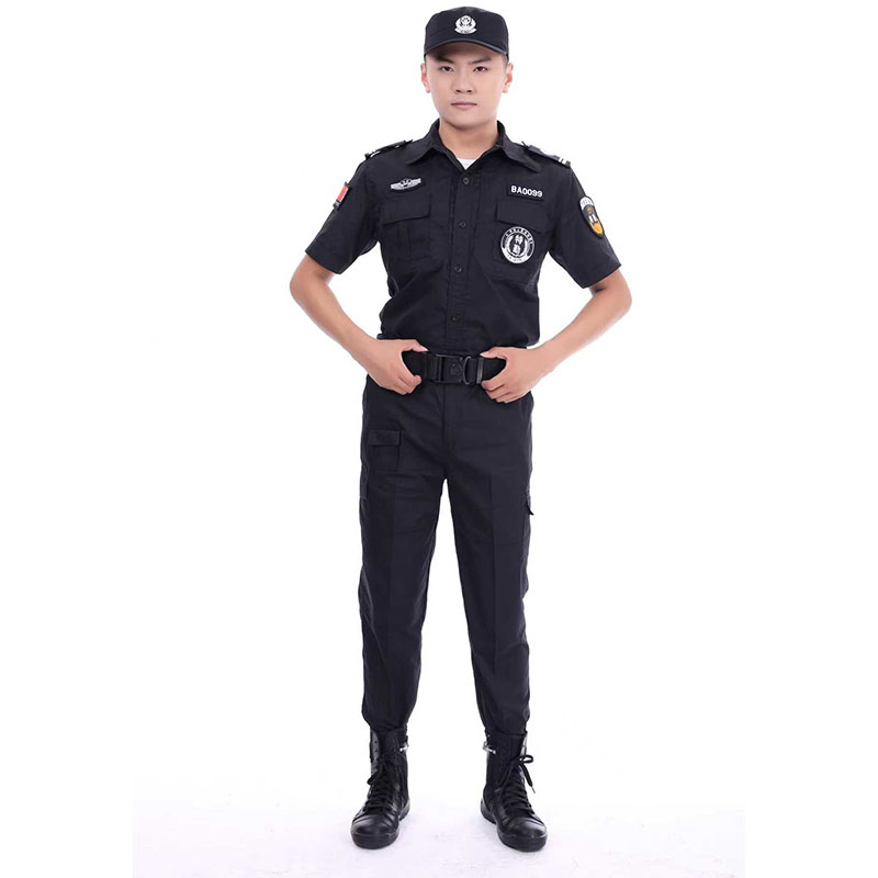 鹂芷 35%棉 65%涤 制式警服 公安协警警服短T恤 警服长T恤 春秋 S （单位：套） 36套起订