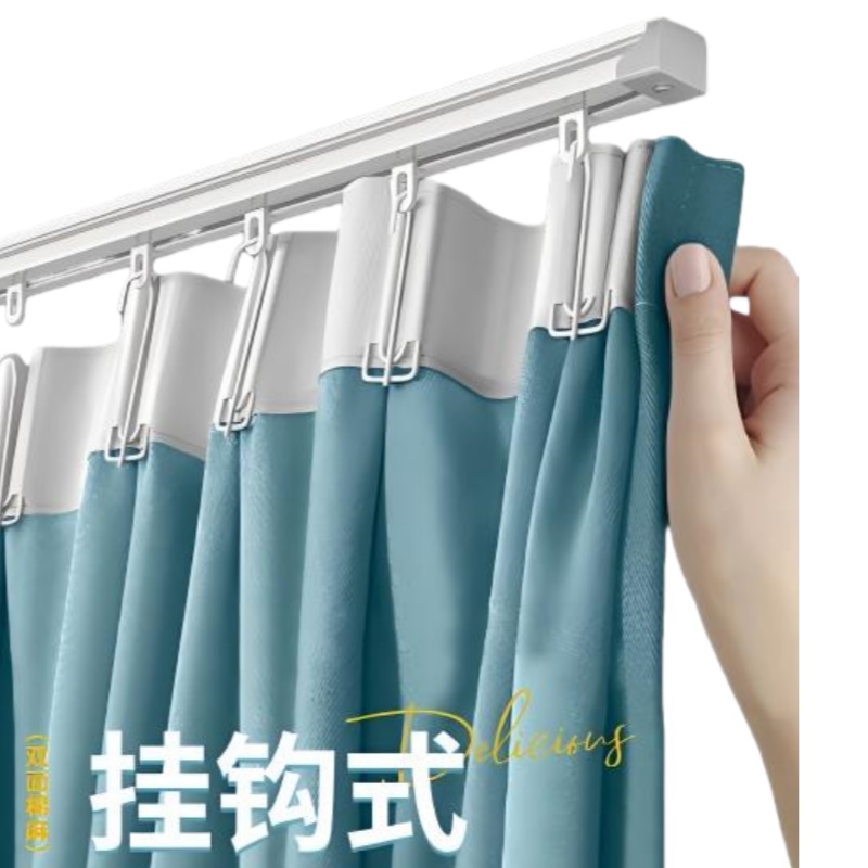 家丽人 遮阳 挂钩式窗帘 7.2m*2.4m （单位：个） 颜色随机