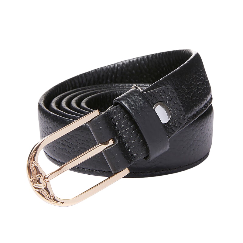 喜来登（SHERIDAN） NL200352S 女士头层牛皮针扣腰带 95-110cm （单位：个） 黑色