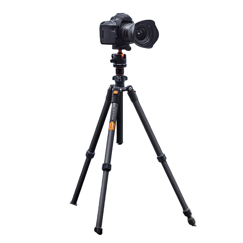 卓尔 KF09.123 碳纤维三脚架 风行者A-1.62米 8KG承重 （单位：套） 黑色