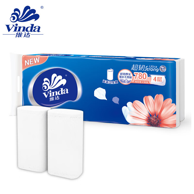 维达（Vinda） v4143 无芯卷纸 78g/卷 10卷/提 （单位：提） 许昌分行寻源专用