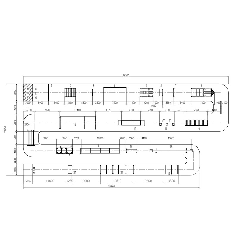定制 定制 极限体能障碍场地 125m*10m （单位：套）