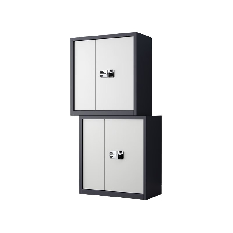 悦山（YUESHAN） YSOA3fo07GBZWHTB 带斗分双节保密柜 智能指纹锁 900*420*1850mm （单位：套） 灰白套色