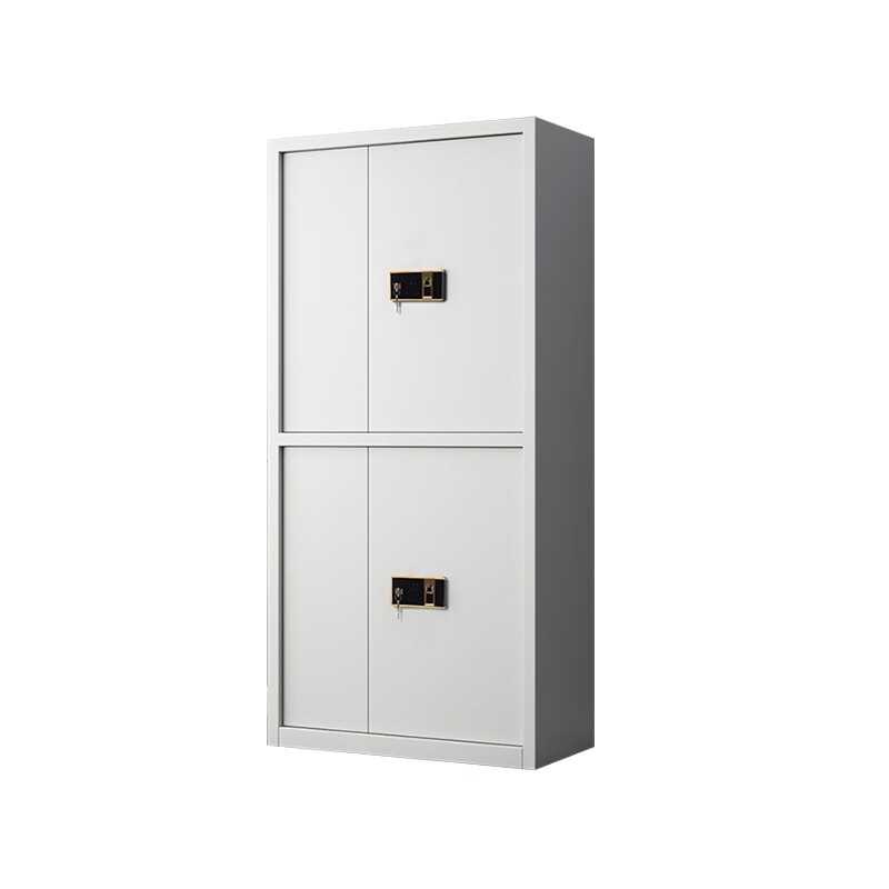 悦山（YUESHAN） YSOA3fo02ZWB 带斗通双节保密柜 指纹密码锁 900*420*1850mm （单位：个） 白色