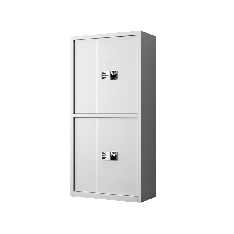 悦山（YUESHAN） YSOA3fo01GBZWB 无斗通双节保密柜 智能指纹锁 900*420*1850mm （单位：个） 白色