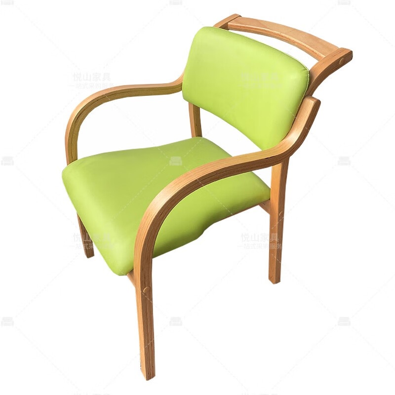 悦山（YUESHAN） YSOC3DPC151-14XP 休闲皮质办公椅 540*590*860mm （单位：张） 绿色