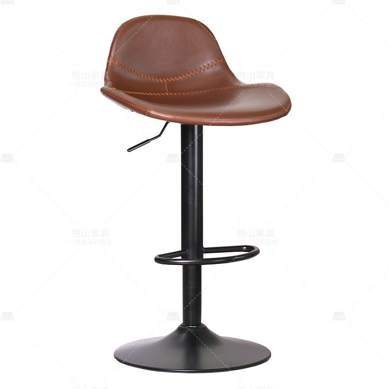 悦山（YUESHAN） YSOC6BX9021L 高脚吧椅 2张/箱 （单位：箱） 棕色