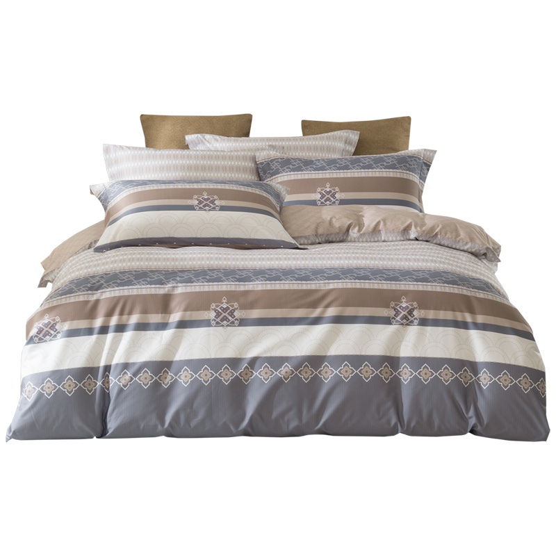 多喜爱（Dohia） 北欧风情 纯棉四件套 L码 229*203cm （单位：套） 适用1.5/1.8米床