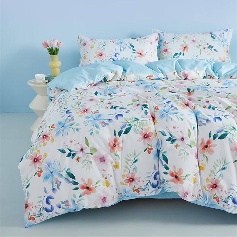 恒源祥（HYX） 丝路花语 A类抗菌全棉四件套 2*2.3m （单位：套） 适用1.5/1.8米床