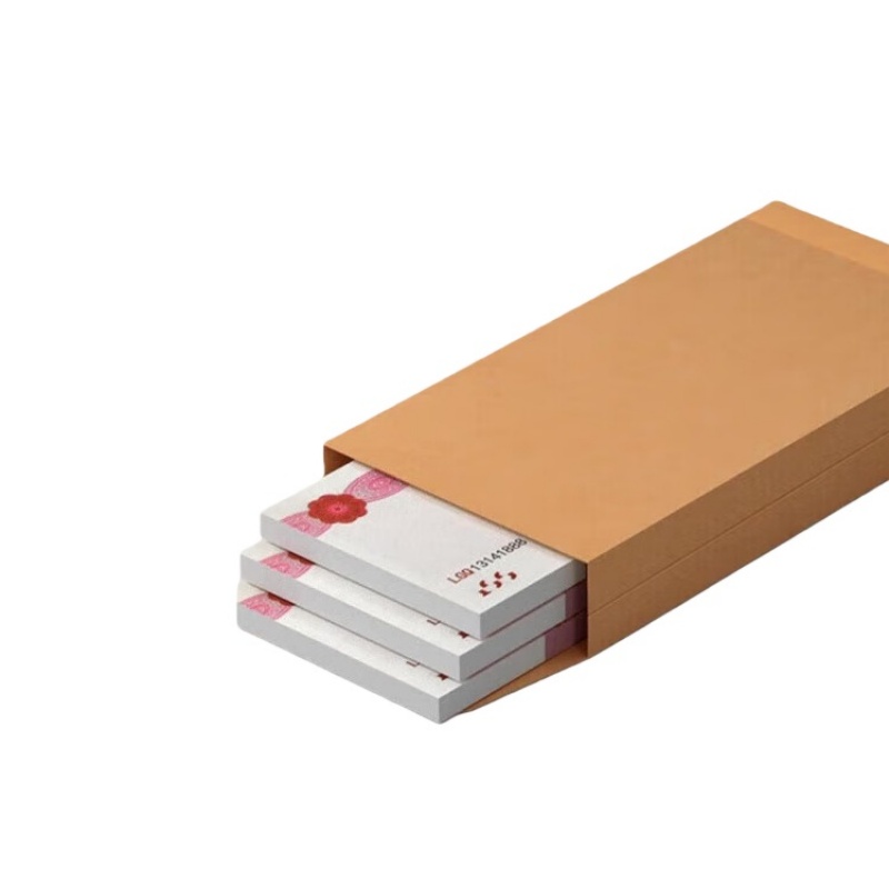 乐念 牛皮纸 信封 3cm厚 50个/包 （单位：包）