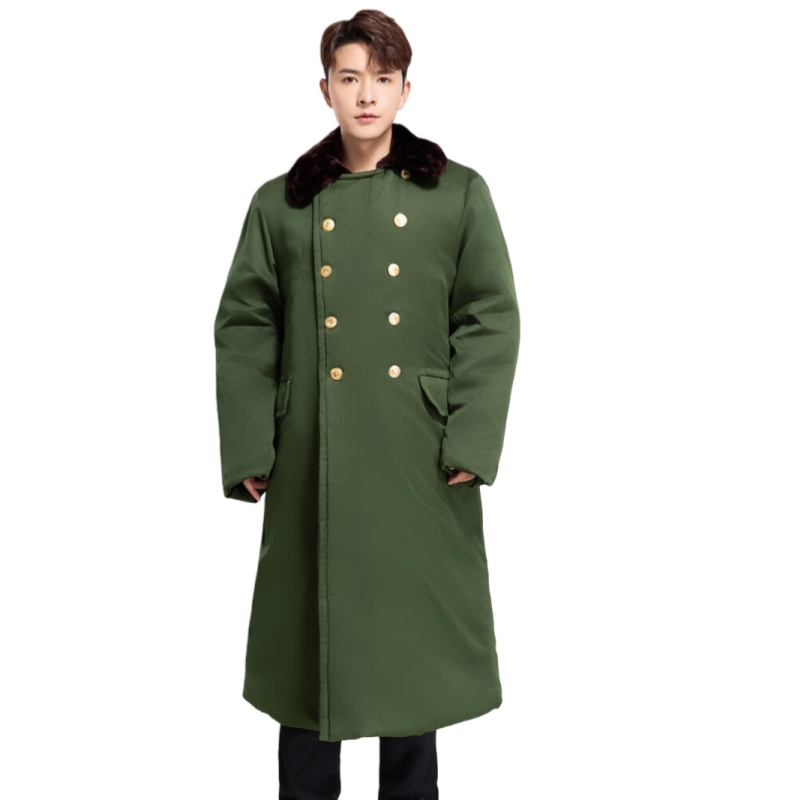 龙伟联合 男冬季加厚长款 军棉大衣 （单位：件）