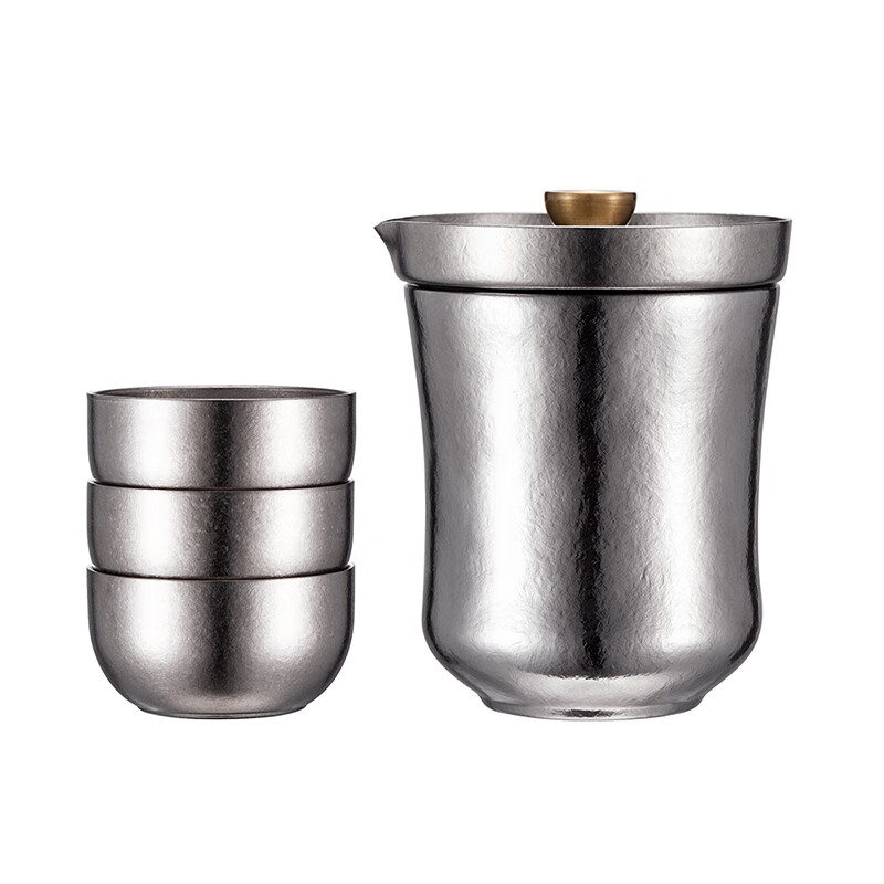 德世朗 ADCY-TZ013A 茶韵纯钛旅行套装 240mL+50mL*3 （单位：套）