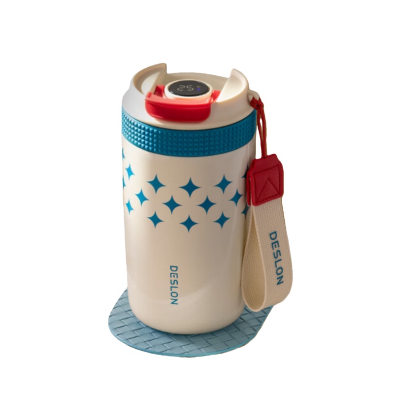 德世朗 DSXB-500RD 随行手冲咖啡杯 500mL （单位：个） 枫叶红