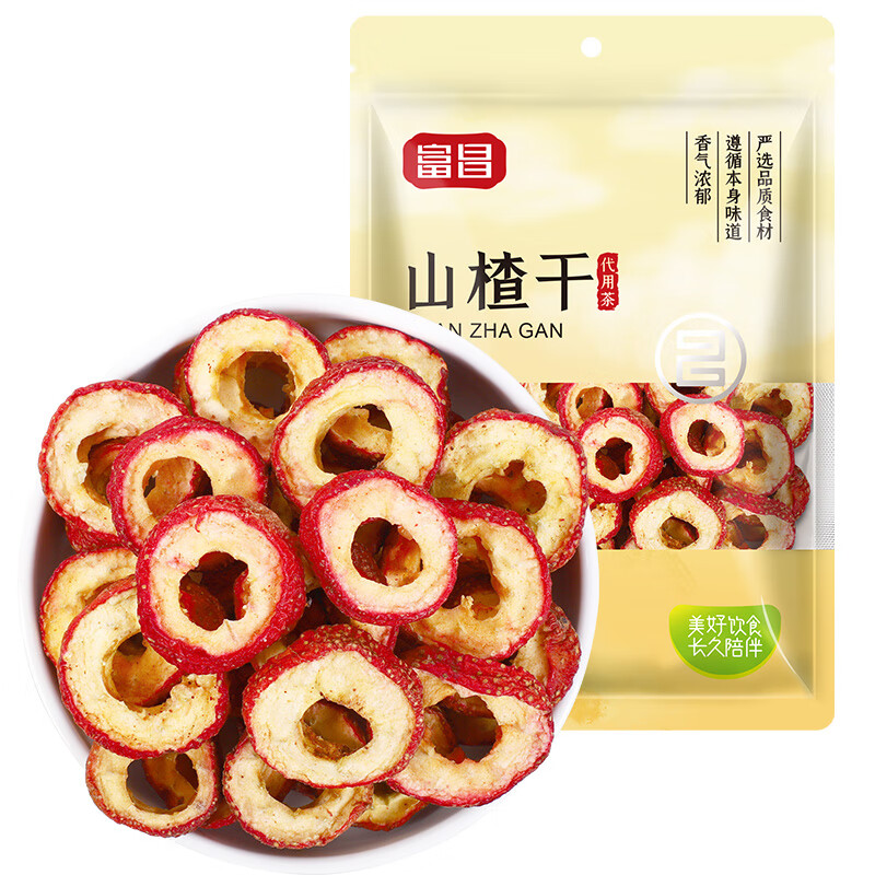 富昌 品质干货 山楂干 100g*2 （单位：组）