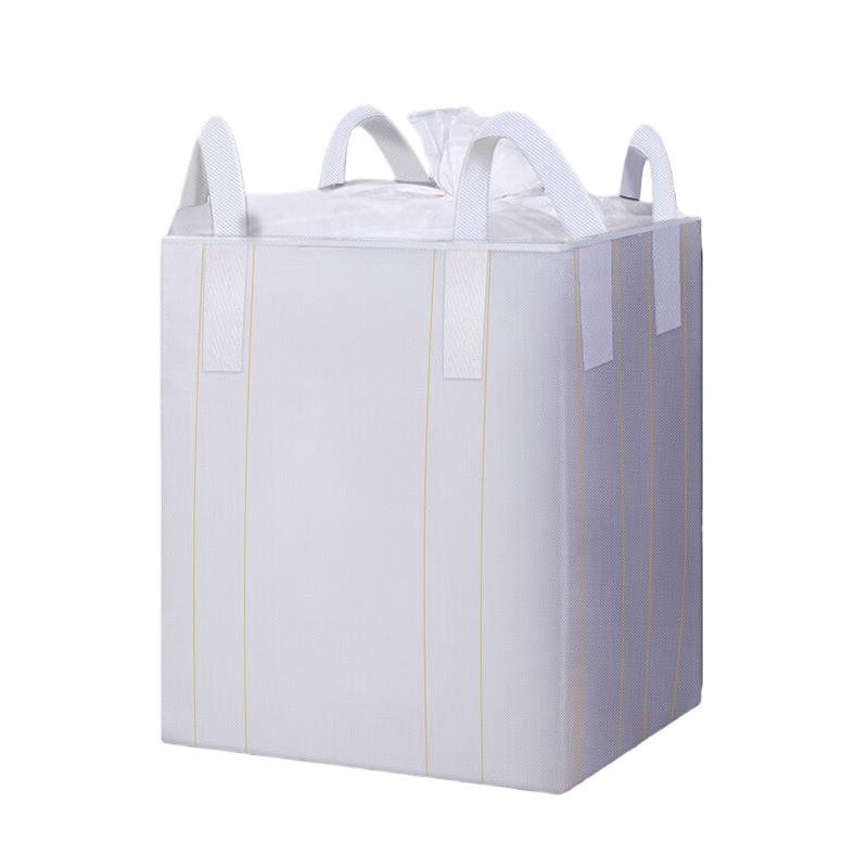 工拍档 四吊大口布下平底加厚 工业吨包袋 1吨 100*100*120cm （单位：个）