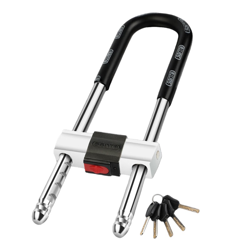 赛拓（SANTO） 0071 U型门锁加粗升级款 29-39cm 5把内铣钥匙 （单位：把）