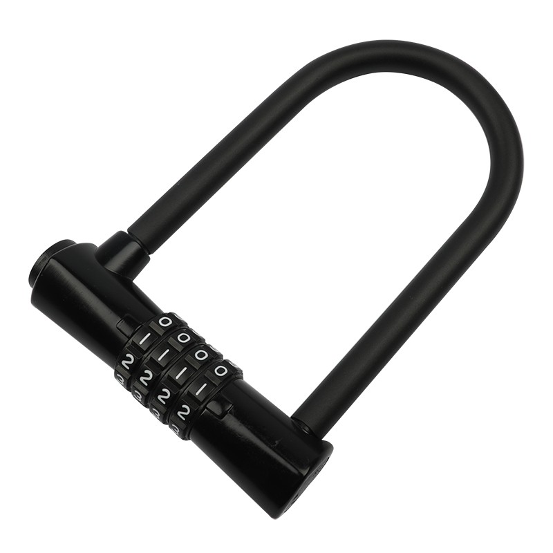 赛拓（SANTO） 0473 四位密码U型锁 大号 （单位：把） 黑色