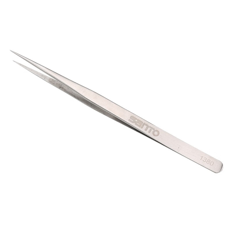赛拓（SANTO） 1380 不锈钢超细镊子 140mm （单位：支）