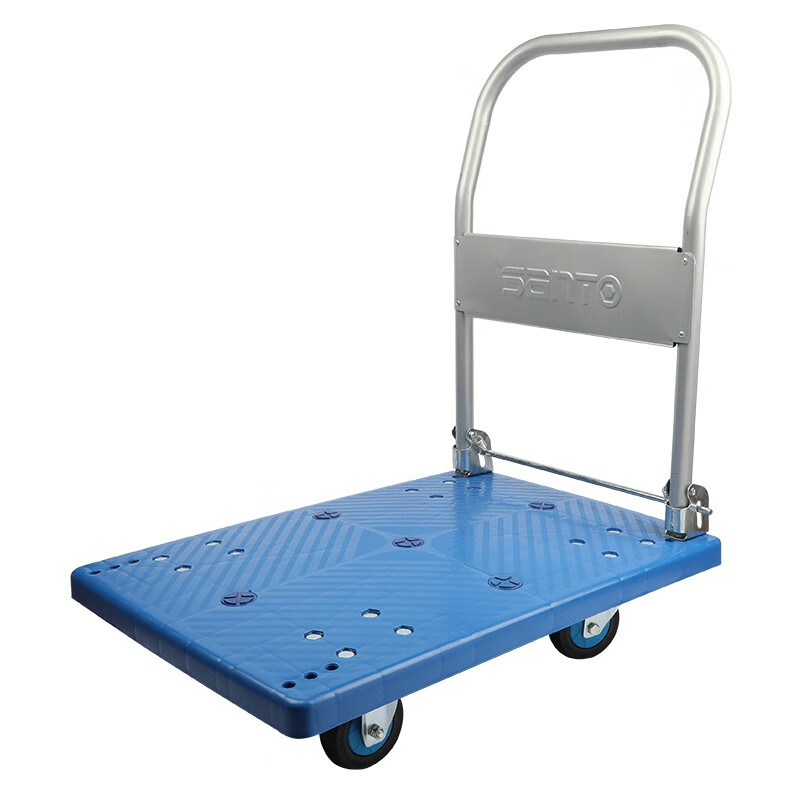 赛拓（SANTO） 2184 静音款手推车 承重150kg （单位：个） 蓝色