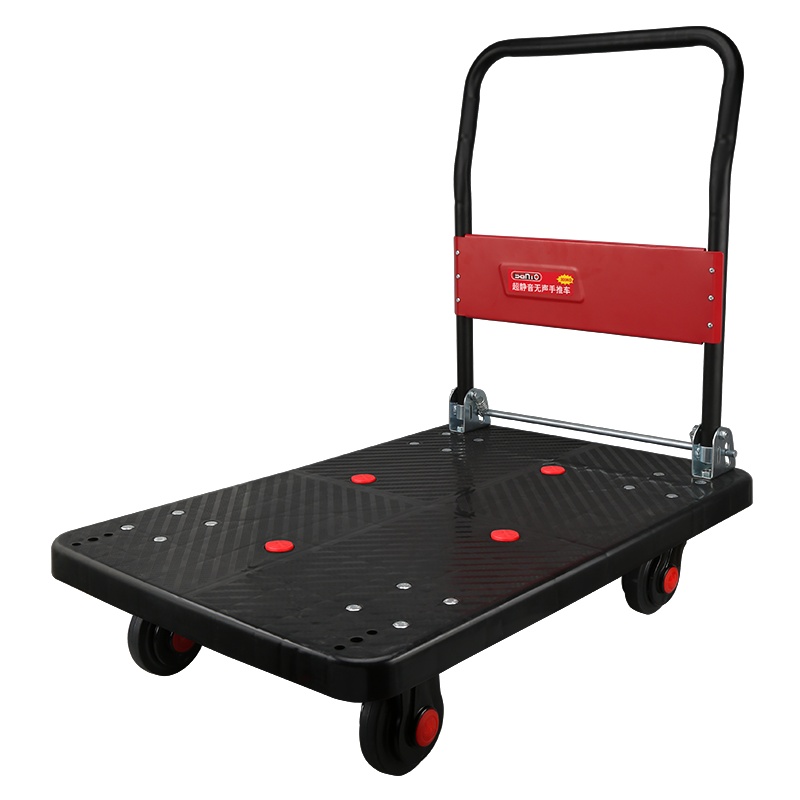 赛拓（SANTO） 2186 超静音款手推车 承重150kg （单位：个） 黑红