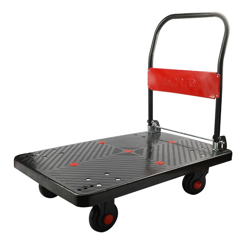 赛拓（SANTO） 2191 超静音款手推车 承重300kg （单位：个） 黑红