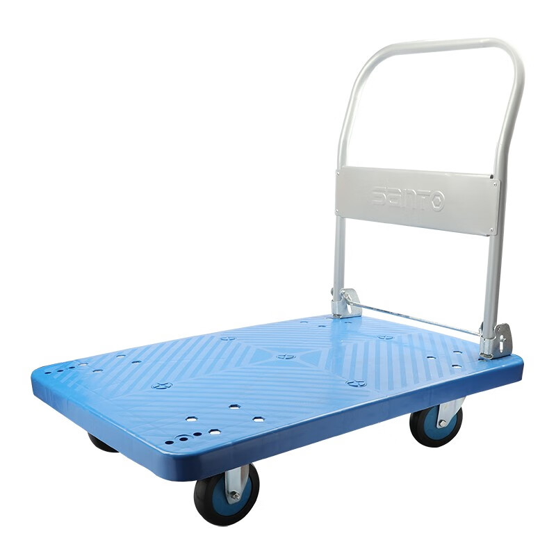 赛拓（SANTO） 2212 静音款手推车 承重300kg （单位：个） 蓝色