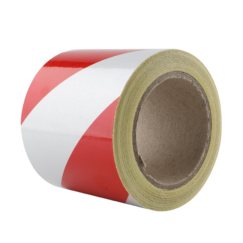 赛拓（SANTO） 7016 反光胶带 10cm*25Y （单位：卷） 红白横纹