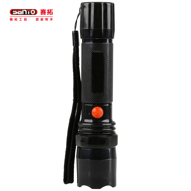 赛拓（SANTO） 9832 便携式变焦手电筒 1W （单位：个） 黑色