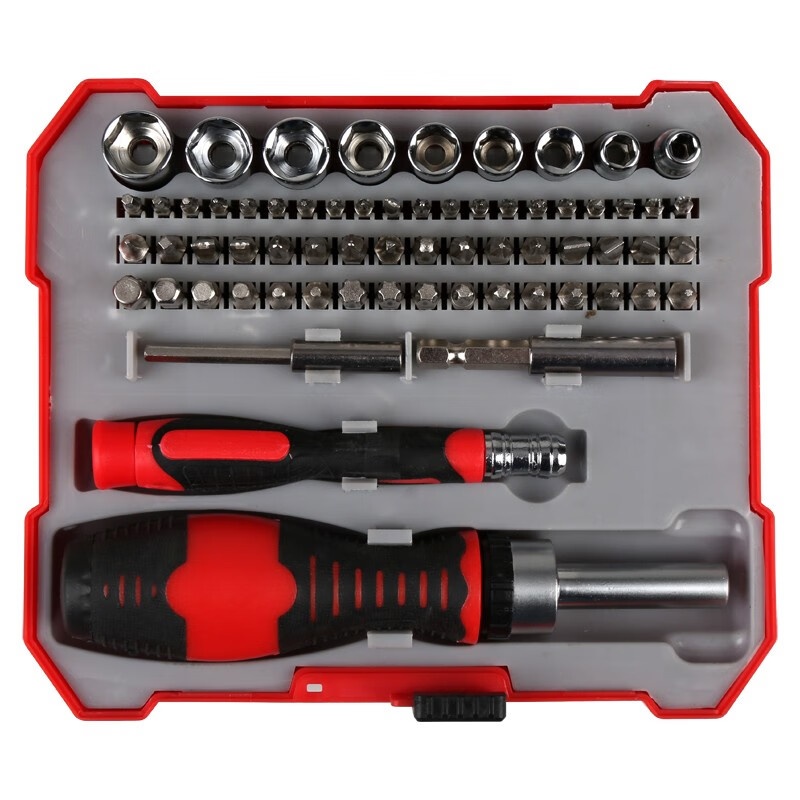 赛拓（SANTO） 11-2280 棘轮柄套筒螺丝刀套装 65件套 （单位：套）