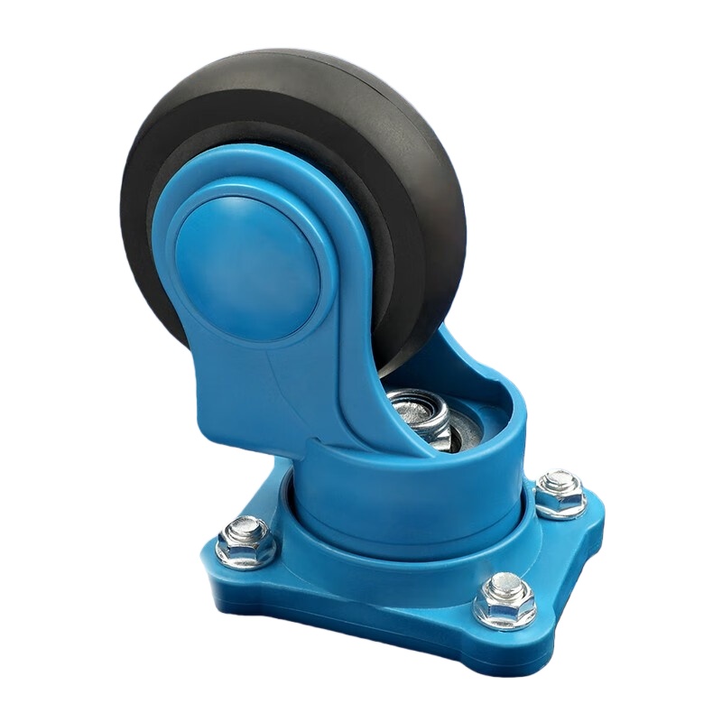 赛拓（SANTO） 2182-W TPR材质橡胶轮 4英寸万向轮 （单位：只） 蓝色