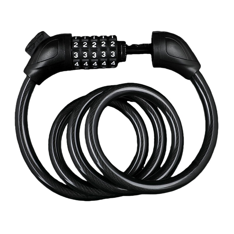 赛拓（SANTO） 0557 钢缆锁 五位密码 （单位：把） 黑色