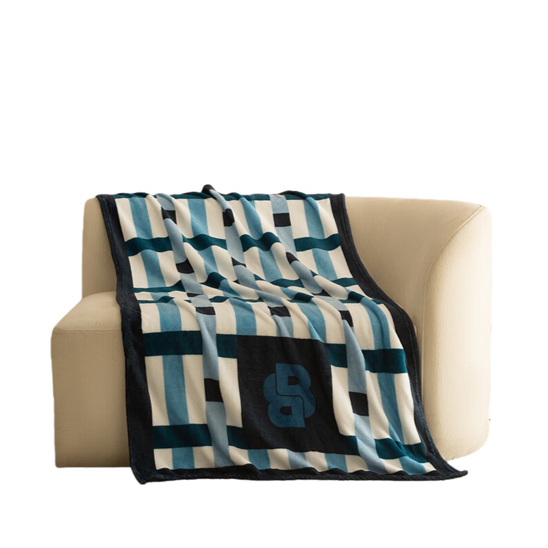 BOSS HBMT-035 晶格条纹毯 1000*1400mm （单位：条） 格纹