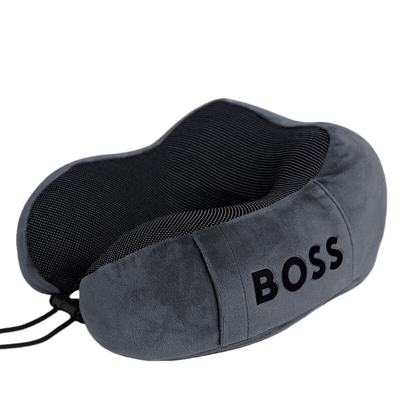 BOSS HBZX-015 低回弹护颈枕 320*280*120mm （单位：件） 灰色