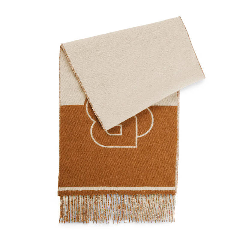 BOSS HBPJ-007 提花羊毛披肩 600*1800mm （单位：条） 卡其色