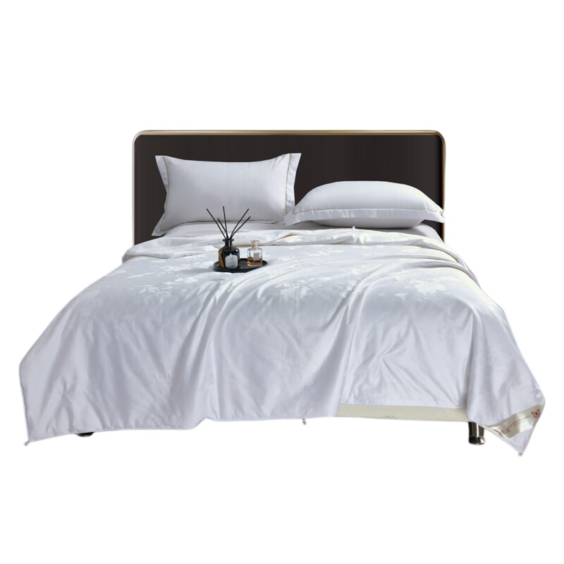 無印良品 MJ-BZ6189 棉品贡缎纯蚕丝被 200*230cm （单位：床）