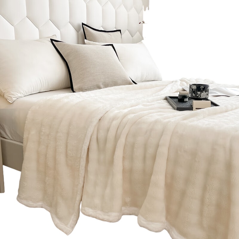 無印良品 MJ-TZ8225 雪丽绒毛毯 180*200cm （单位：条）