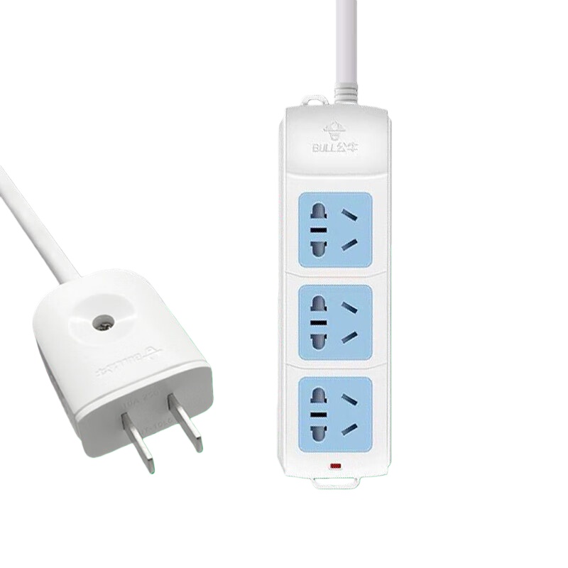 公牛 GN-A03 圆孔扁孔通用三插位 1米 （单位：个）